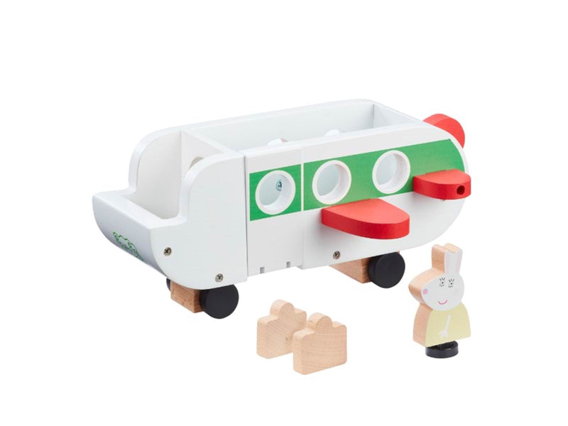 Peppa Pig Wooden Aeroplane & Figure