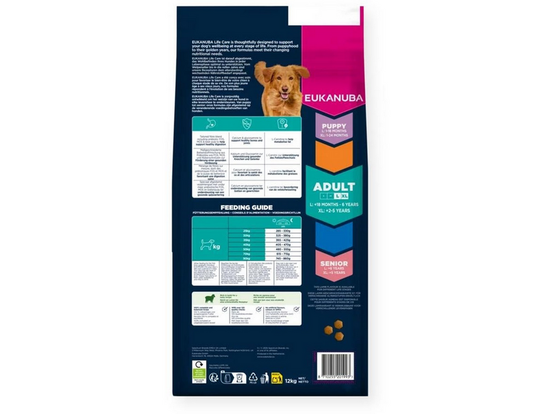 Eukanuba Adult Large Breed, Lamb & Rice, 12kg