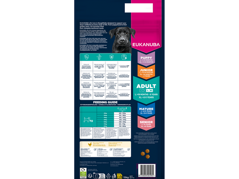 Eukanuba Adult Large Breed, Fresh Chicken, 15kg