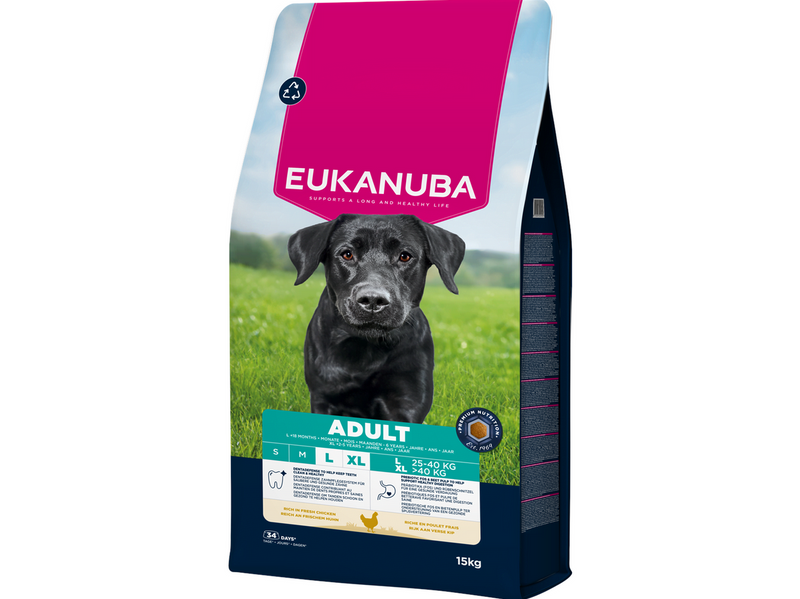 Eukanuba Adult Large Breed, Fresh Chicken, 15kg