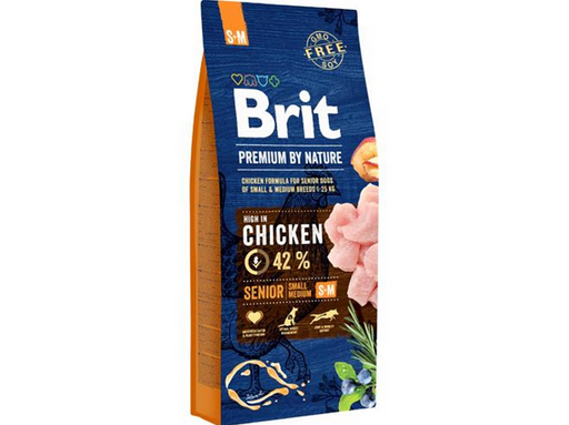 Brit Premium by Nature Senior S+M 15kg