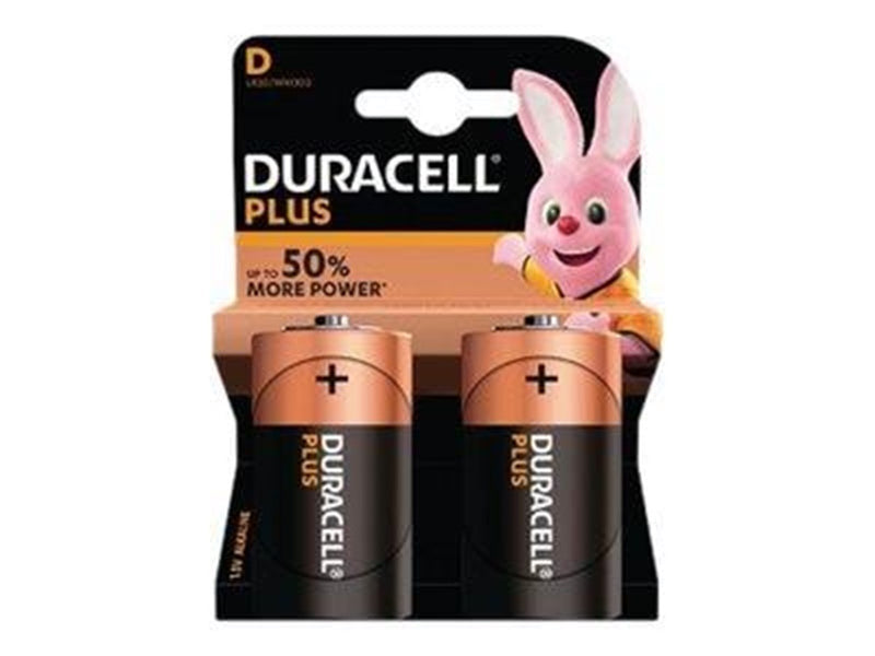 DURACELL D Plus 2-Pack