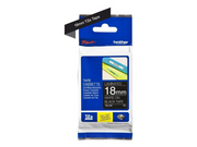 Brother TZE345 - White On Black - Roll (1.8 cm x 8 m)