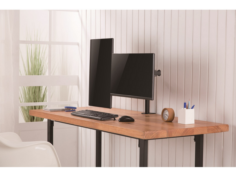 DUTZO Monitorarm für 2 Monitore (17"-32") - Office Pole Version