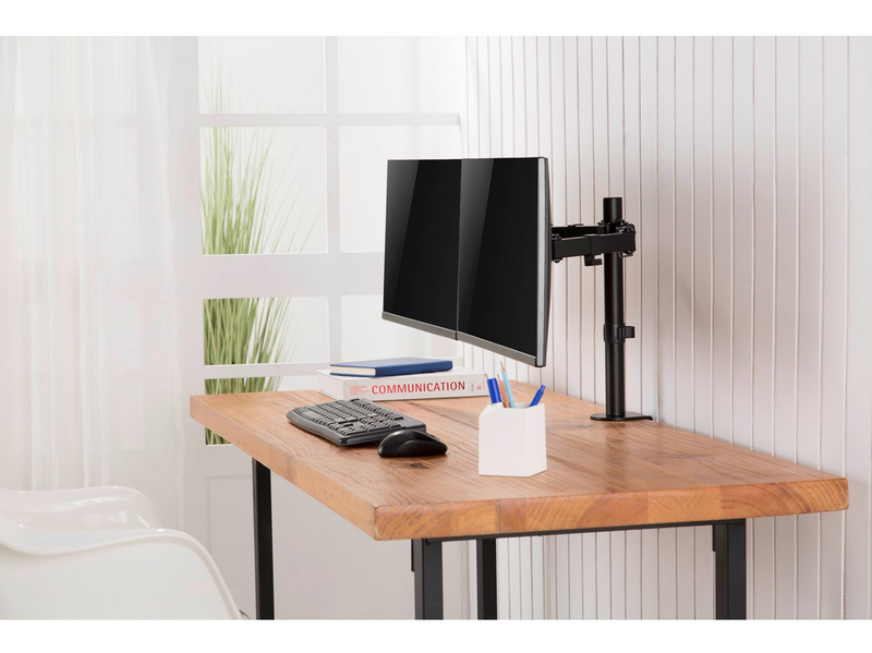 DUTZO Monitorarm für 2 Monitore (17"-32") - Office Pole Version