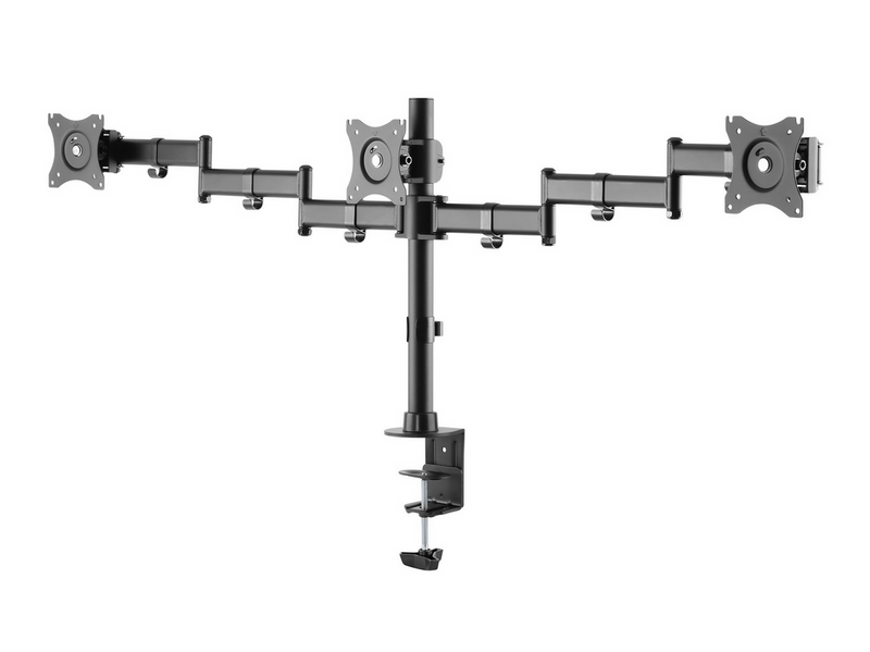 DUTZO Monitorarm für 3 Monitore (17"-27") - Office Pole Version