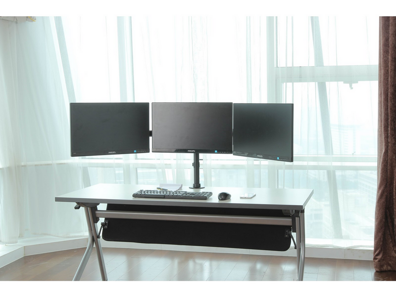 DUTZO Monitorarm für 3 Monitore (17"-27") - Office Pole Version