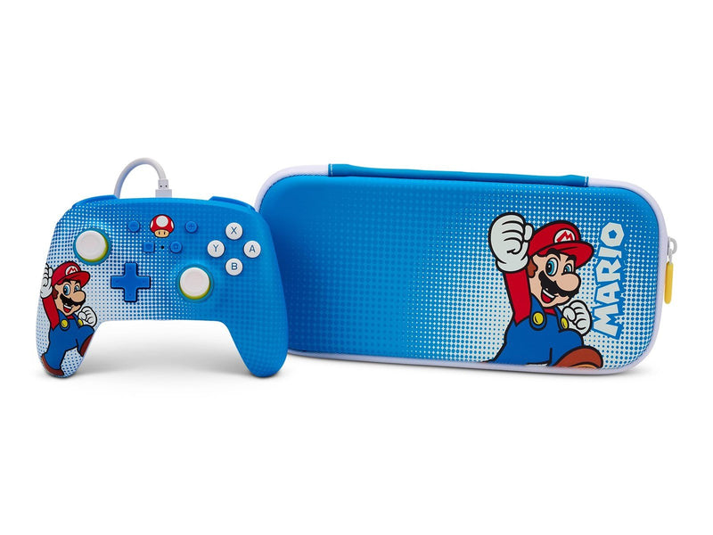 PowerA Slim Case for Nintendo Switch - OLED Model Nintendo Switch or Nintendo Switch Lite - Mario Pop Art - Miscellaneous Bag -
