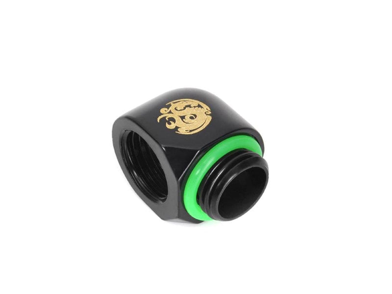 Bitspower G1/4" Matt Black 90-Degree IG1/4" Extender