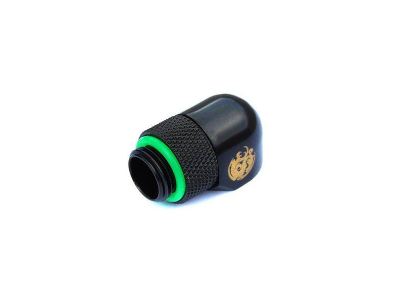 Bitspower G1/4" Matt Black Rotary 90-Degree IG1/4" Extender