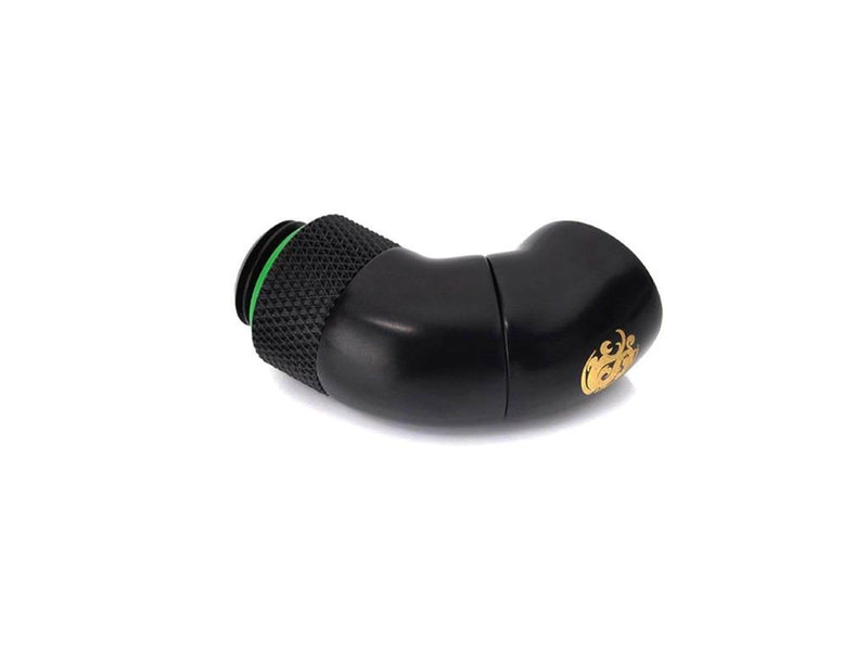 Bitspower G1/4" Matt Black Dual Rotary 90-Degree IG1/4" Extender