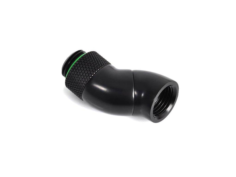 Bitspower G1/4" Matt Black Dual Rotary 90-Degree IG1/4" Extender