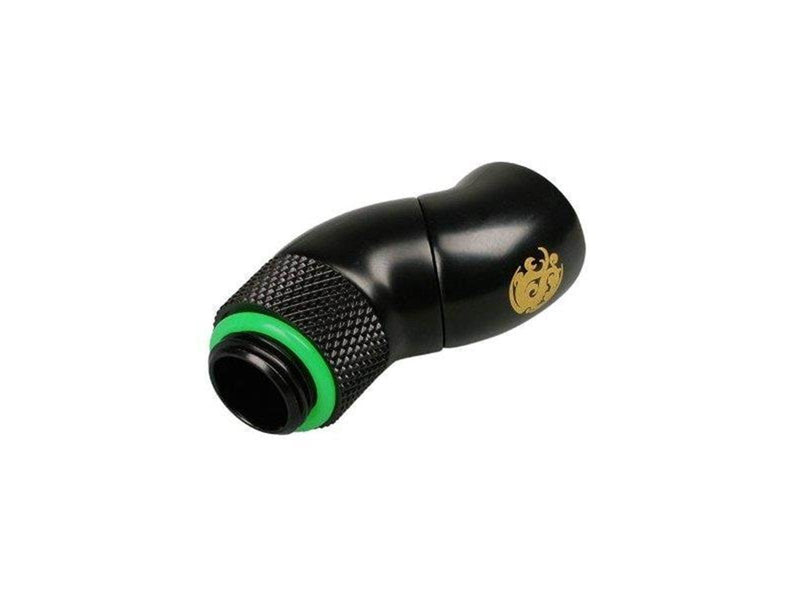 Bitspower G1/4" Matt Black Dual Rotary 90-Degree IG1/4" Extender