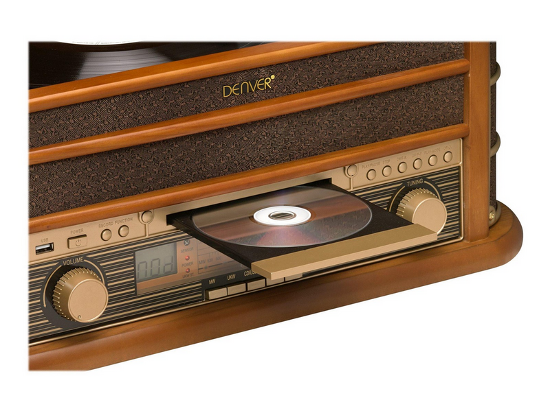 DENVER MCR-50 - Retro music system - LP - CD - FM