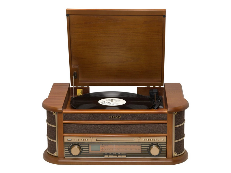 DENVER MCR-50 - Retro music system - LP - CD - FM