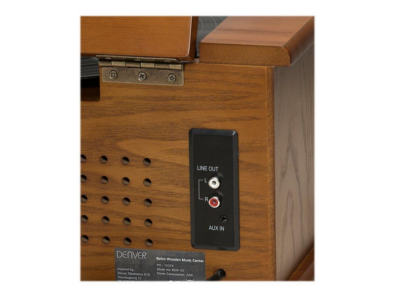 DENVER MCR-50 - Retro music system - LP - CD - FM