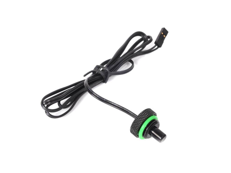 Bitspower G1/4" Matt Black Temperature Sensor Stop Fitting