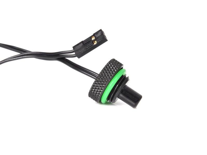 Bitspower G1/4" Matt Black Temperature Sensor Stop Fitting