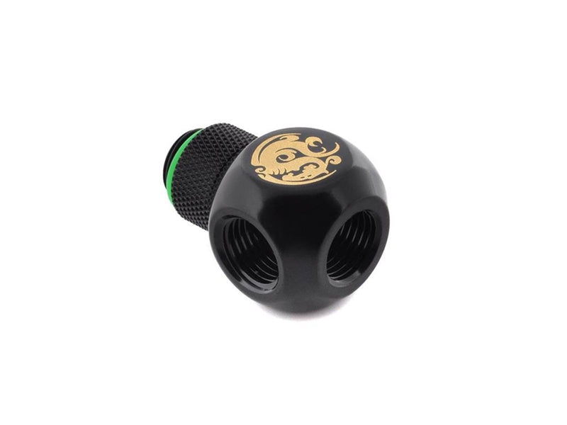Bitspower G1/4" Matt Black TII-Rotary IG1/4"X2 Extender