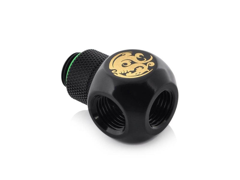 Bitspower G1/4" Matt Black Q-Rotary IG1/4"X3 Extender