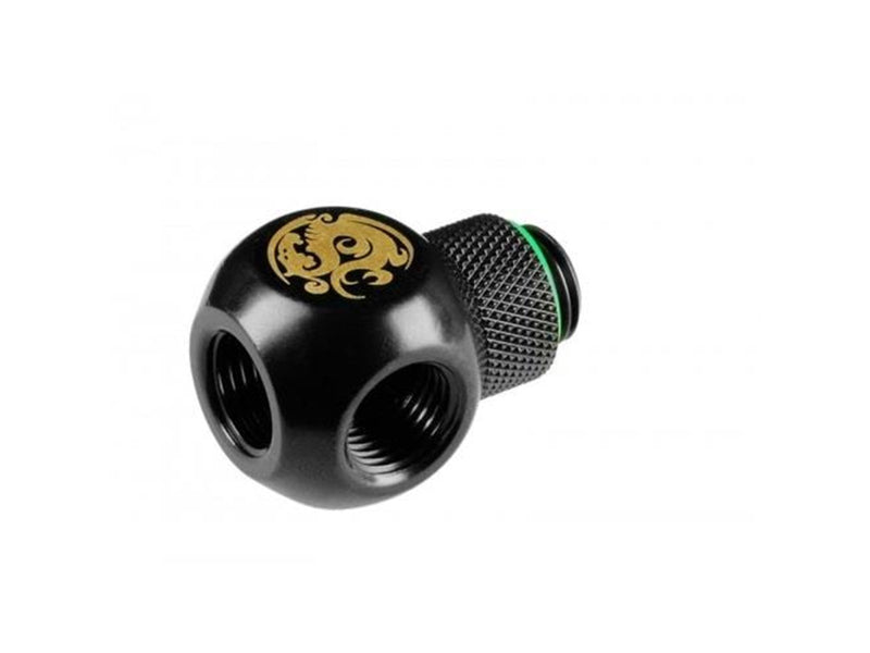 Bitspower G1/4" Matt Black Q-Rotary IG1/4"X3 Extender