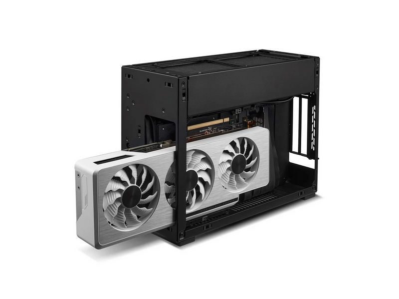 Lian Li A4-H2O X4 PCIe 4.0 riser - Black - Gehäuse - Minitower - Schwarz