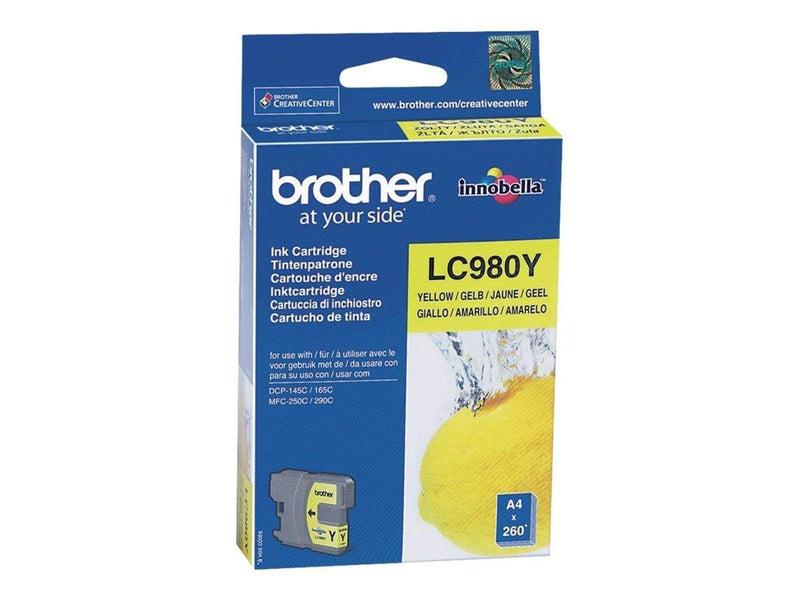 Brother LC980Y / LC 980Y Yellow Ink - Tintenpatrone Gelb