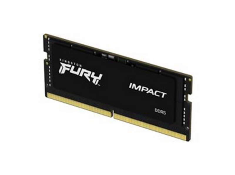 Kingston FURY Impact DDR5-4800 - 8GB - CL38 - Single Channel (1 pcs) - Schwarz