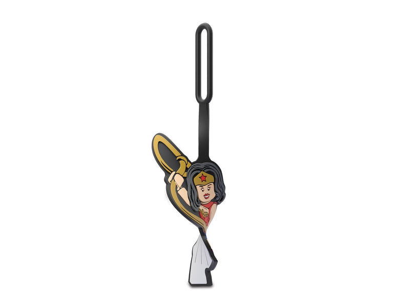 Euromic LEGO DC Bag Tag WONDER WOMAN packed on printed card