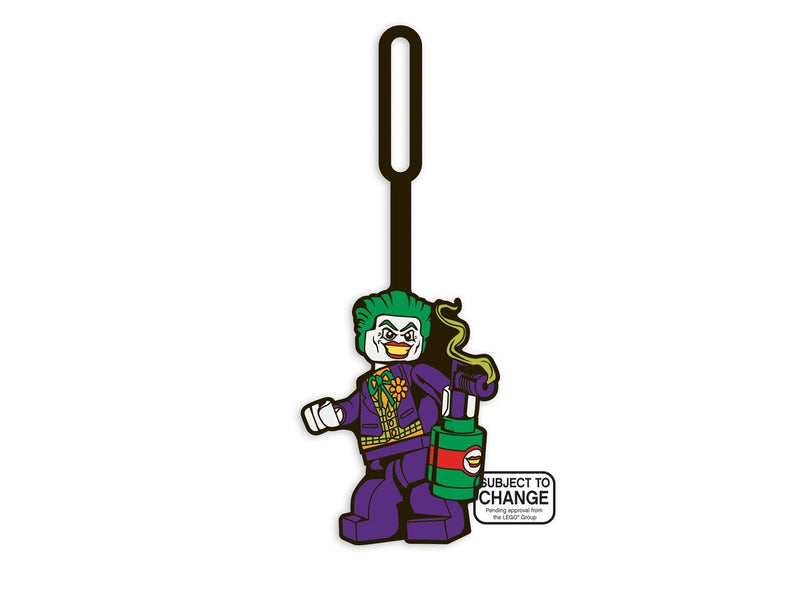 Euromic LEGO DC Bag Tag JOKER packed on printed card