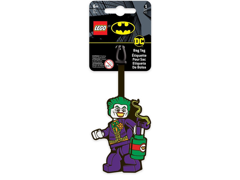 Euromic LEGO DC Bag Tag JOKER packed on printed card
