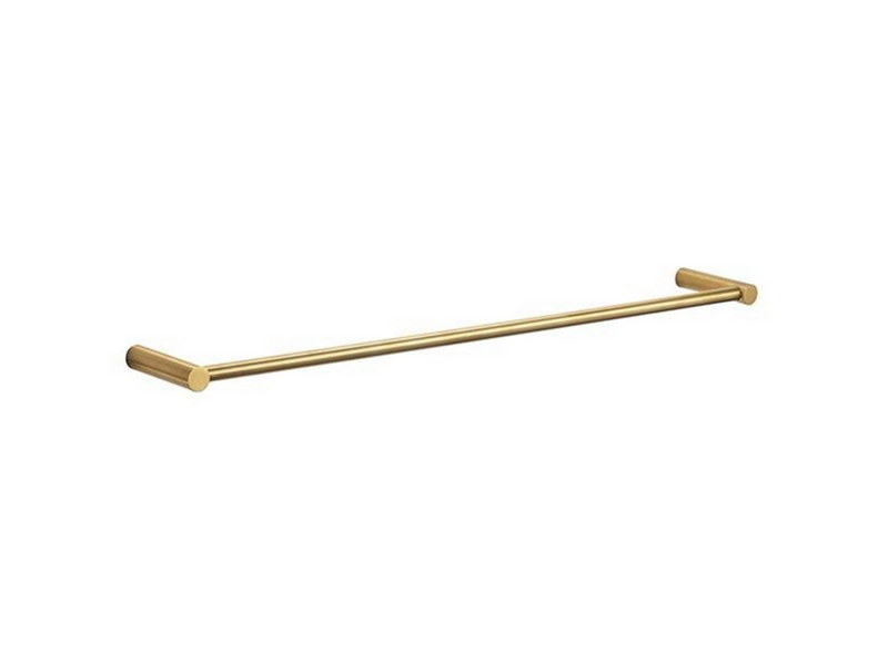 Pressalit Towel rail 600 x 8.5 mm brushed brass
