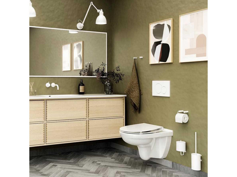 Pressalit Toilet paper holder mat white