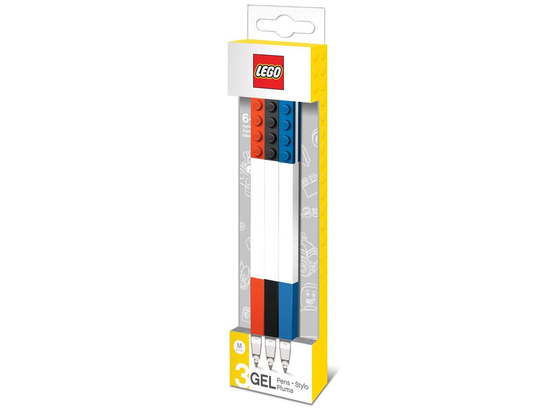 Euromic LEGO Stationery Gel pens 3 pcs. RED BLUE BLACK packed in colour box
