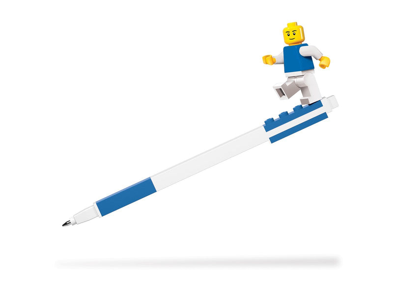 Euromic LEGO Stationery Gel pen 1 pc. BLUE packed in colour box with mini figurine