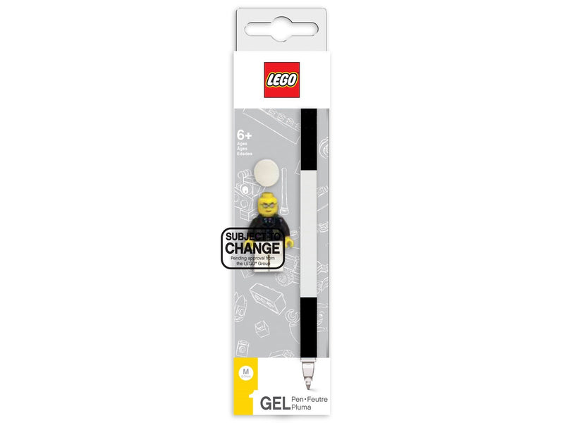Euromic LEGO Stationery Gel pen 1 pc. BLACK packed in colour box with mini figurine