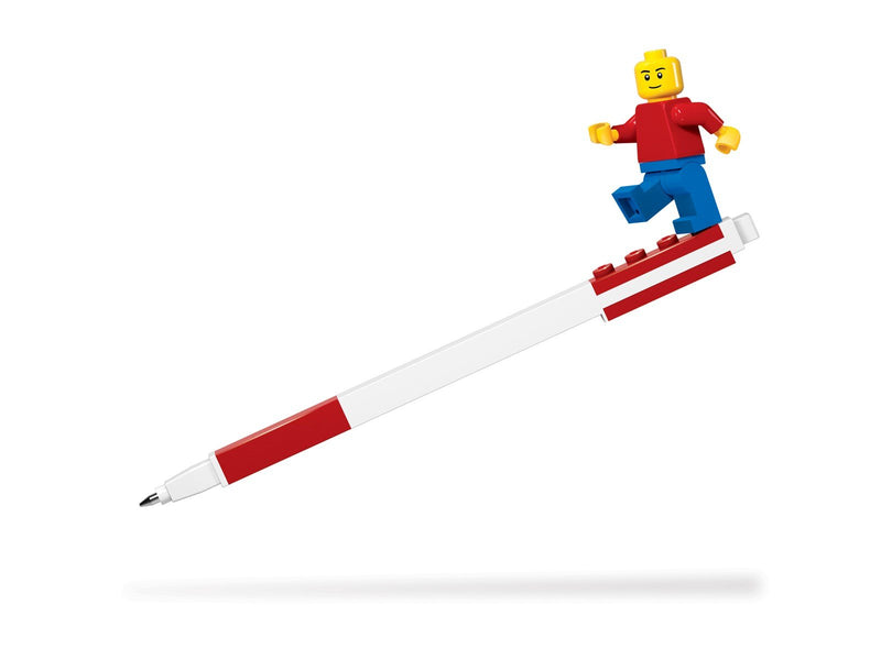 Euromic LEGO Stationery Gel pen 1 pc. RED packed in colour box with mini figurine