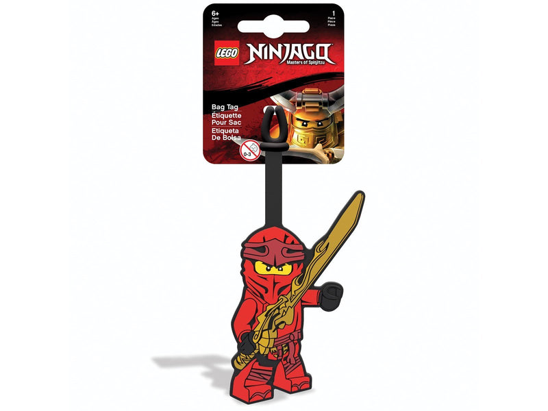 Euromic LEGO Ninjago Bag Tag KAI packed on printed card