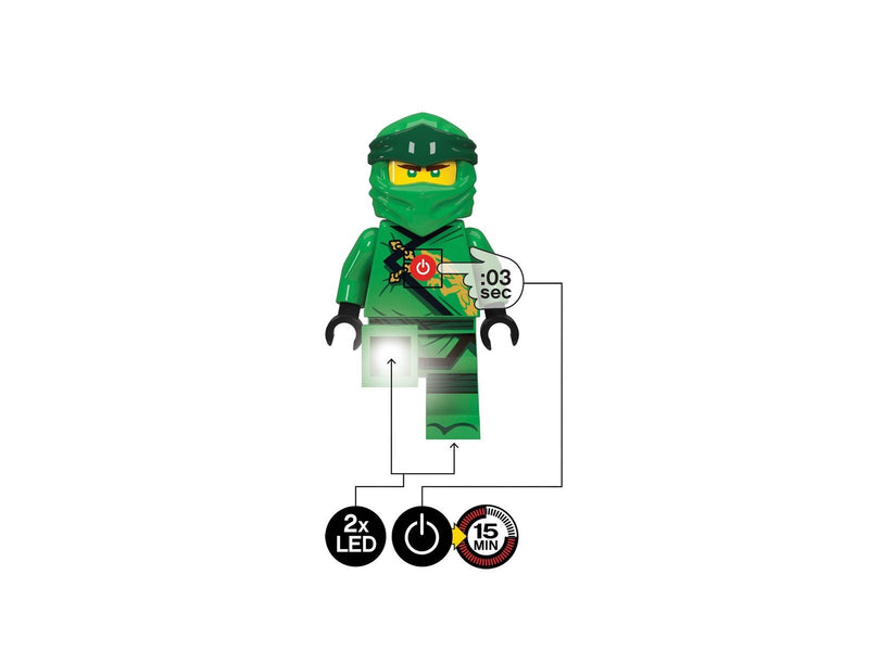 Euromic LEGO Ninjago Torch LED light LLOYD 300% each with colour box