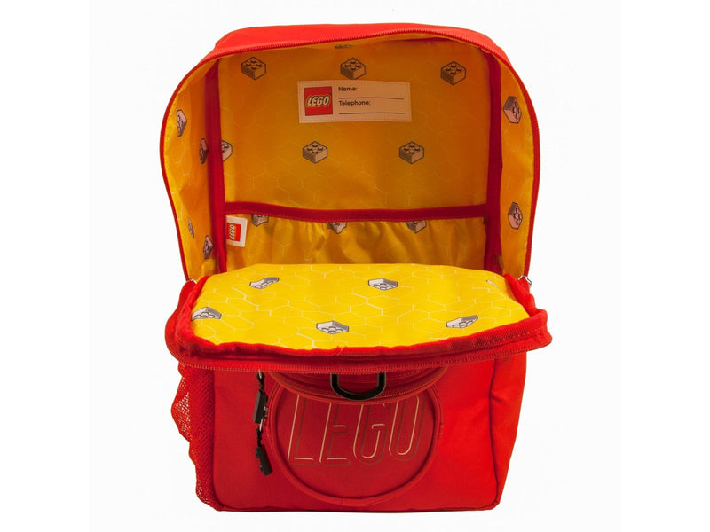 Euromic LEGO BRICK backpack red 40x25x15 cm 18L