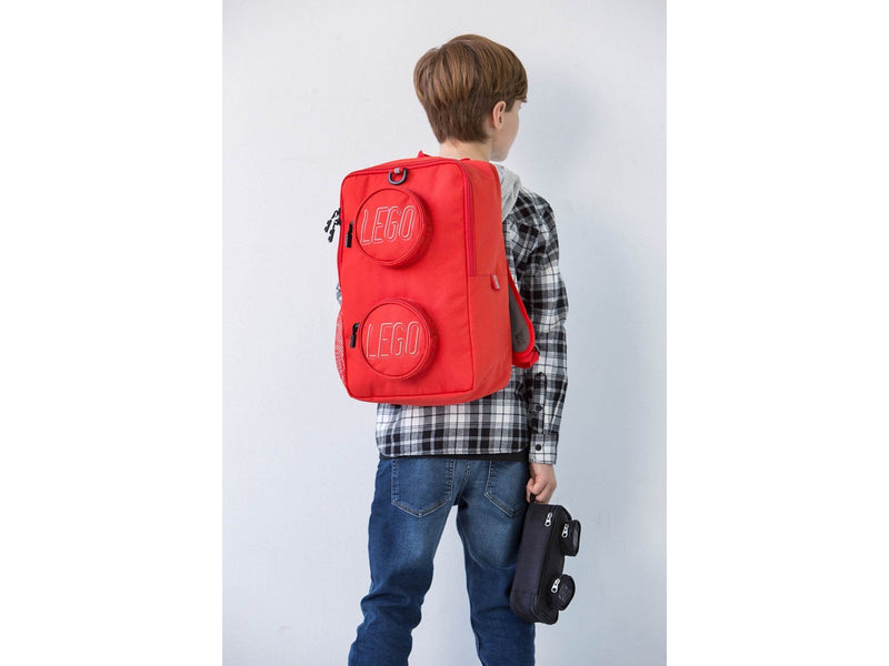 Euromic LEGO BRICK backpack red 40x25x15 cm 18L