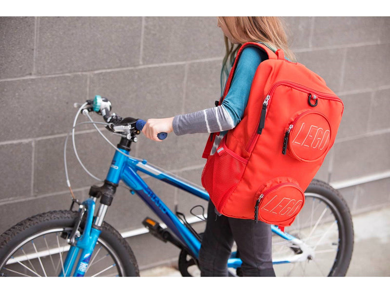 Euromic LEGO BRICK backpack red 40x25x15 cm 18L