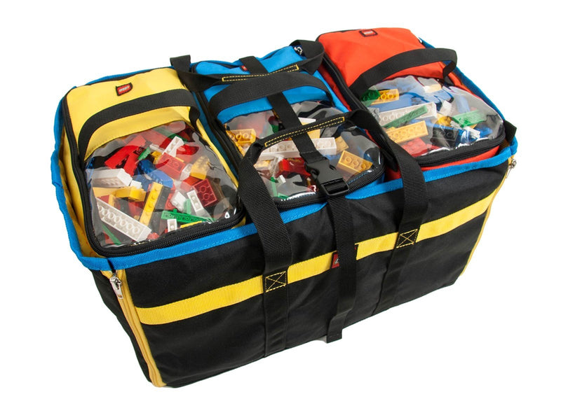 Euromic LEGO STORAGE 4-pc. tote&play mat 24x40x26 cm 30L