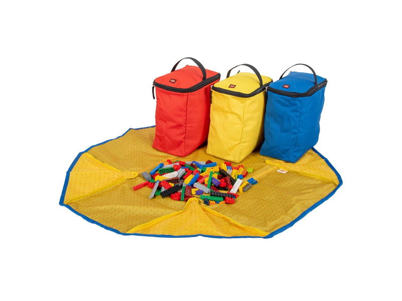 Euromic LEGO STORAGE 4-pc. tote&play mat 24x40x26 cm 30L