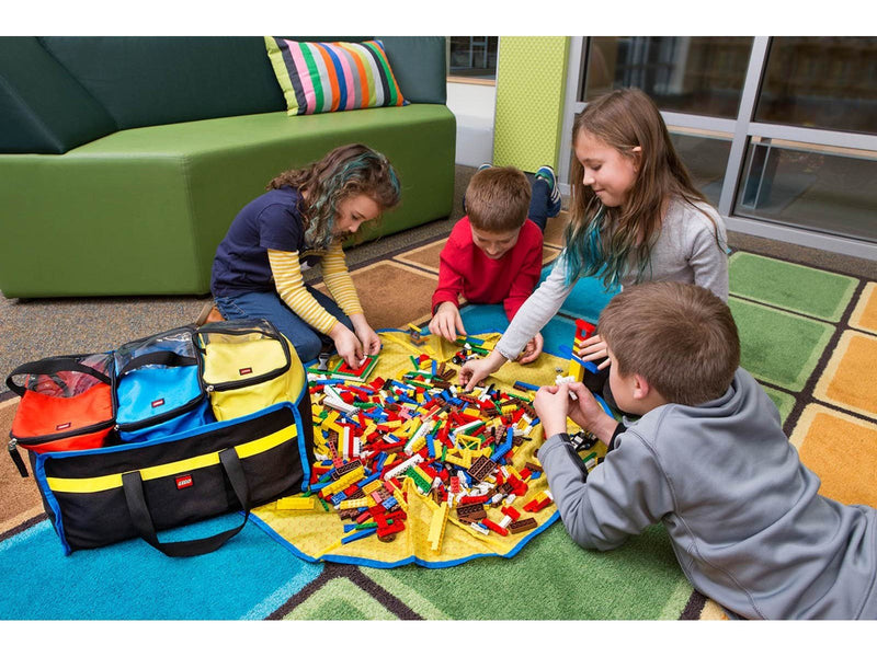 Euromic LEGO STORAGE 4-pc. tote&play mat 24x40x26 cm 30L