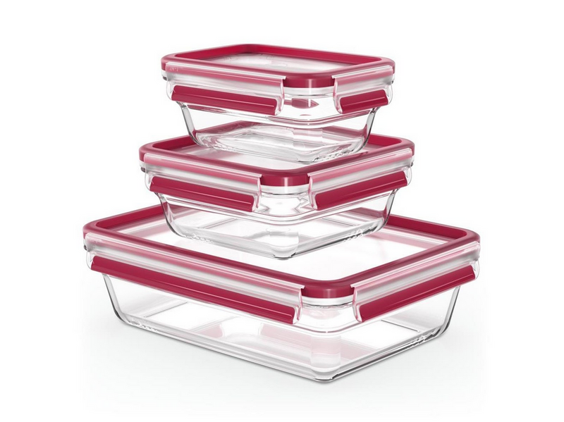 Tefal MasterSeal Glass 3pcs Set