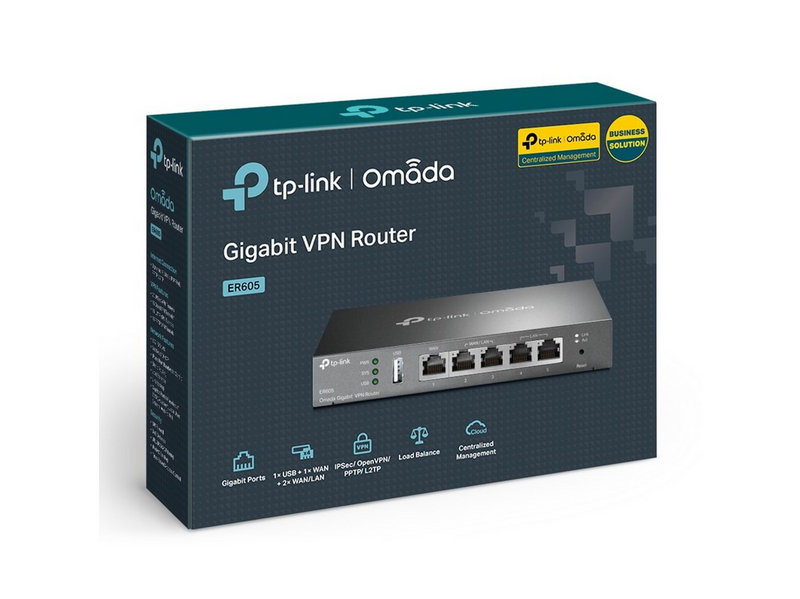 TP-Link Omada ER605 Gigabit VPN Router/Gateway - Router