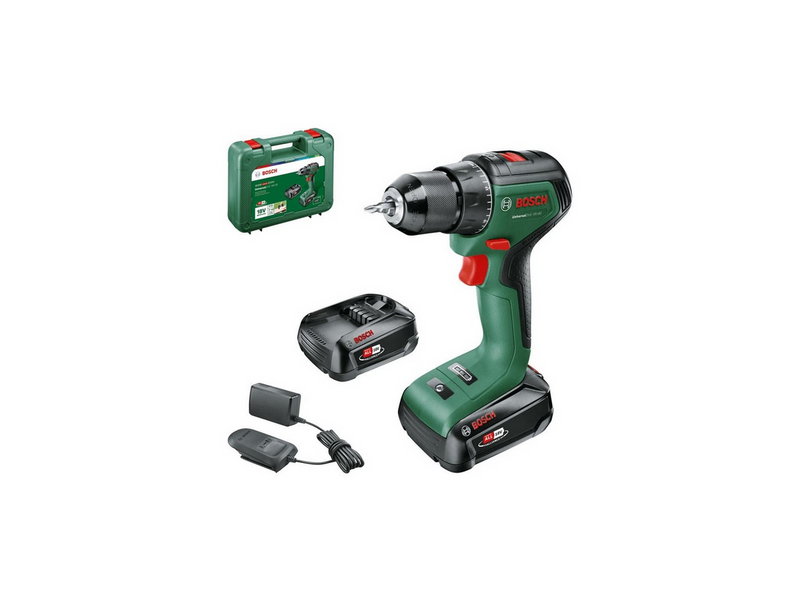 Bosch Cordless Drill Driver UniversalDrill 18V-60 2X2.0AH