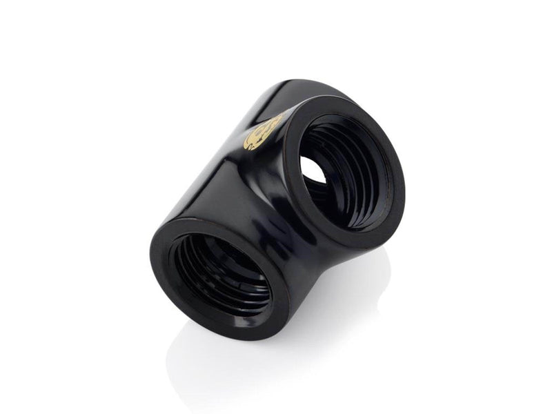 Bitspower Matt Black T-Block With Triple IG1/4"
