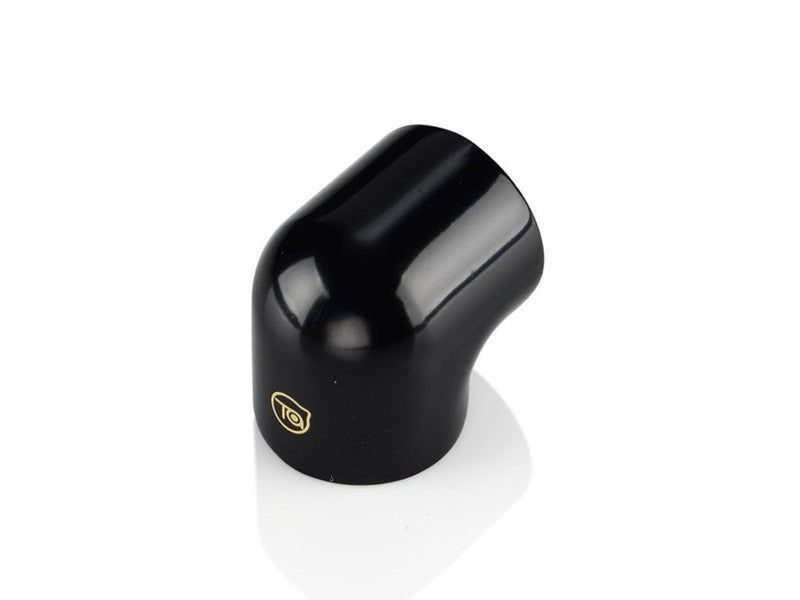 Bitspower 90-Degree With Dual Inner G1/4" Extender Fitting (Glorious Black) (2 PCS )